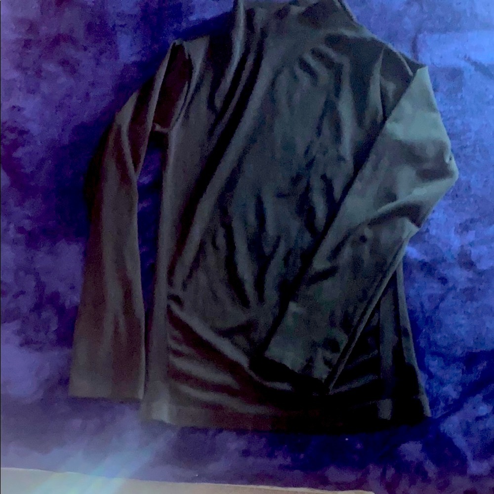Dark Long Sleeve Turtleneck Top